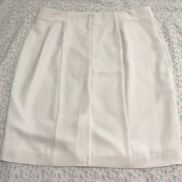 NWOT Laura White Skirt Plus Size 16/1X With Faux Silver Buttons - Picture 6 of 15